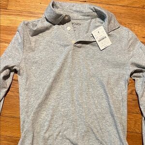 Crewcuts Gray Long Sleeve Polo